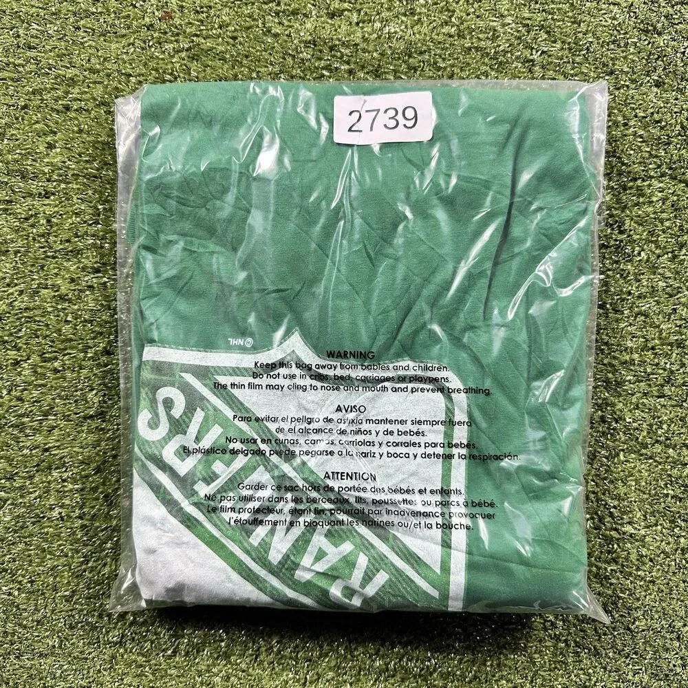 Fanatics NHL New York Rangers Logo Size 3XL Green NWOT Shirt